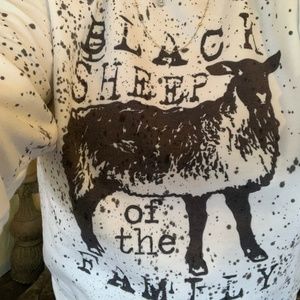 Black Sheep Of The Family Sweatshirt-Size Large-New
